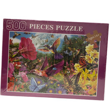 Kingfisher Garden 500 piece Jigsaw Puzzle NEW SEALED hummingbird New Sealed
