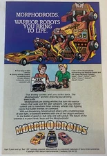 1985 Vector International MORPHODROIDS ad page