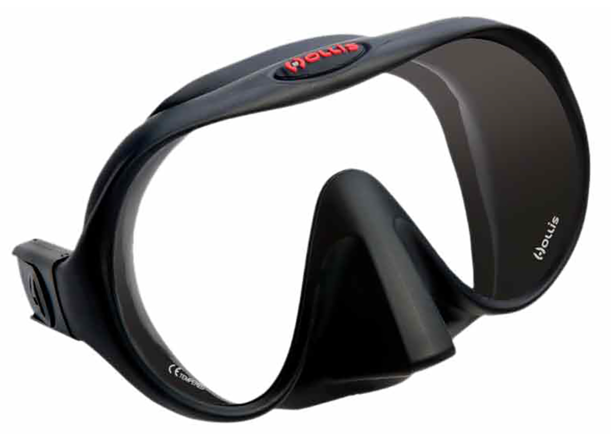 Hollis マスク　M-1 205.4500.07 HOLLIS M-1 (M1) Mask - Black - 205.4500.07 - SCUBA DIVING SNORKEL