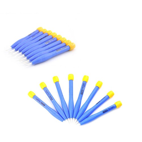 8PCS Adjust Frequency Screwdriver Anti Static Plastic Ceramic Set - Picture 4 of 8