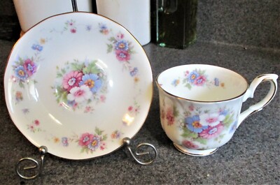 Duchess Bone China Teacup & Saucer  Rosemary 