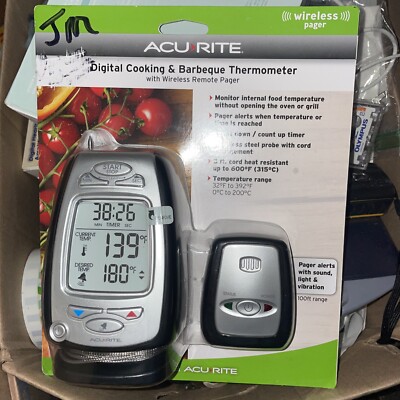 New Acurite Wireless Cooking & BBQ Thermometer with Pager 