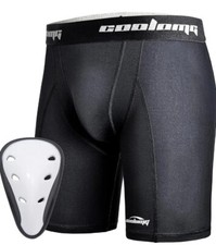 Boys Sports Cup Cooling Brief With Medium 10-12 Black Segmented For Perfect Fit