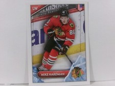 2021-22 Topps NHL Sticker Collection Mike Hardman #166 Rookie RC