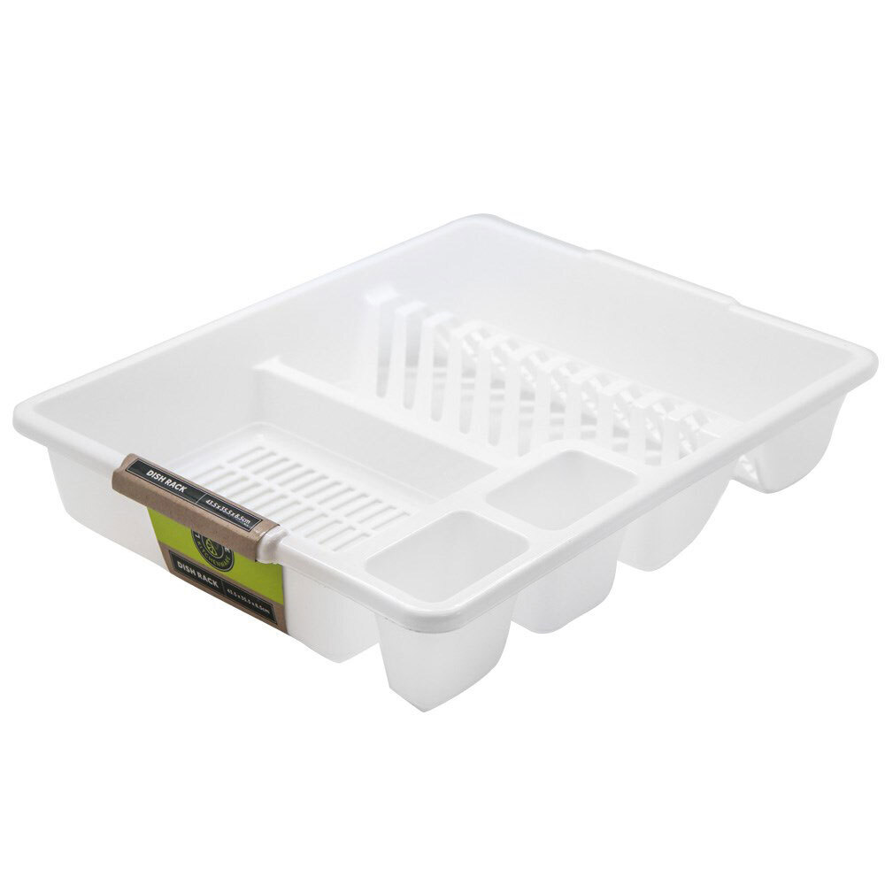 Lemon Lime 45cm x 36cm Plates/Bowls/Cutlery Dish Drainer/Rack