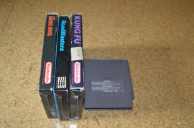 4 x Nintendo NES Spiele OVP Super Mario Bros / Kung Fu / Road Blasters / Soccer