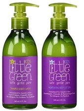2 LITTLE GREEN KIDS SHAMPOO/BODY WASH AND OR BODY LOTION BUYERS CHOICE FREE SHIP