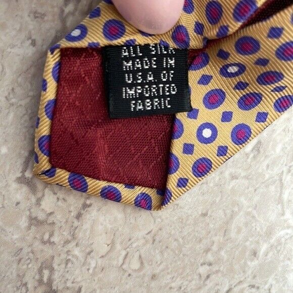 ディオール Christian Dior ネクタイ パープル ゴールド 23844-1.jpg