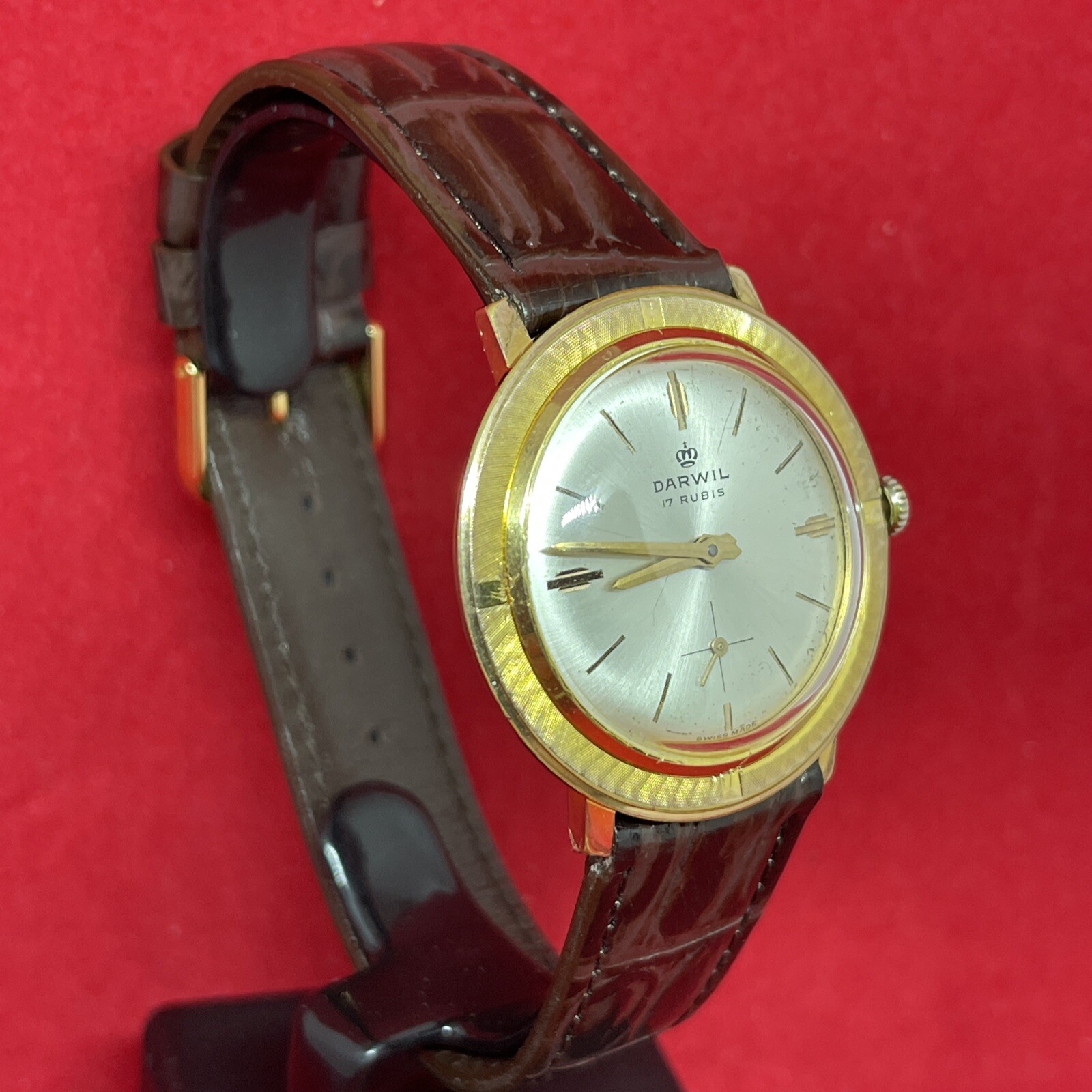 Vintage RARE Beatiful Watch Darwil 17 J Special Flat Luxe 66 Swiss Made ...