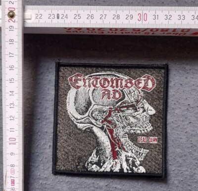 Entombed AD Patch Death Metal Aufnäher Napalm Death Grave Dismember Carcass Dead