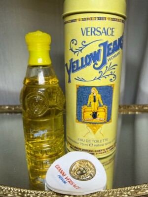 Yellow Jeans Versace edt 75 ml. Vintage 1996. Sealed (not used