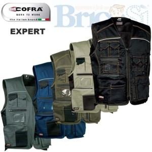 GILET DA LAVORO MULTITASCHE SMANICATO ESTIVO PAYPER POCKET UOMO PESCA CACCIA eBa