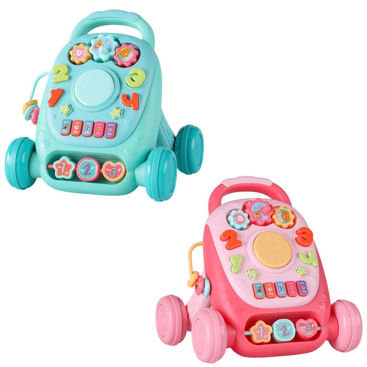 Baby Walker Push Toy for Boy and Girl Learning to Stand Walk