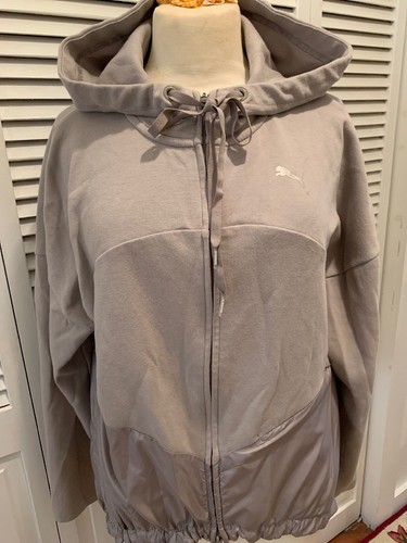 Puma Women's Size Small Keeps You Dry Jacket Hoodie New Tan | eBay