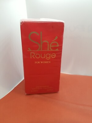 Shé Rouge By FC Fragrance Couture  Eua De Parfum 3.4 fl oz