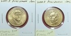 2 Presidential Dollars - 2007P Thomas Jefferson & 2010P Franklin Pierce    5315v — photo 1