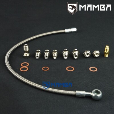 Turbo Oil Feed Line For Subaru EJ20/25 w/ Precision PTE (From Engine)