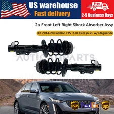 2x Front Left Right Shock Absorber Assy For 2014-19 Cadillac CTS RWD 2.0L 3.6L