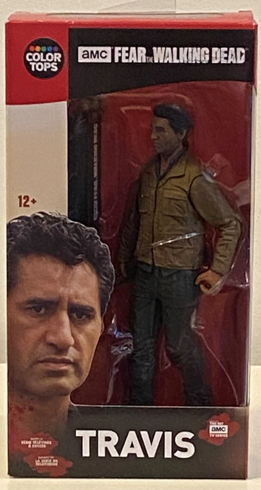 Figuras de acción Fear The Walking Dead Madison y Travis color tops AMC Foto 3 de 3