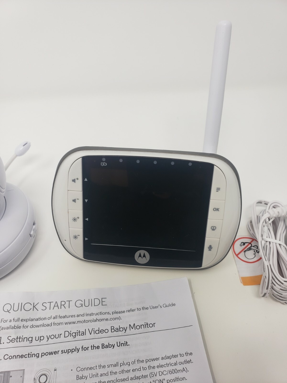motorola 3.5 video baby monitor