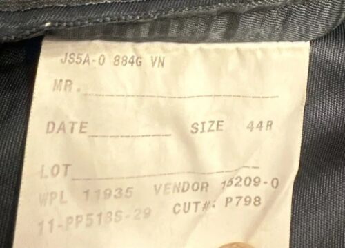 Stafford Wool Blazer Size 44R Blue Suit Jacket Sport Coat 3-Button Made In USA - Picture 7 of 7
