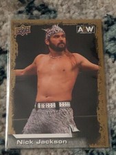 N17 2022 Upper Deck AEW Gold Parallel Nick Jackson