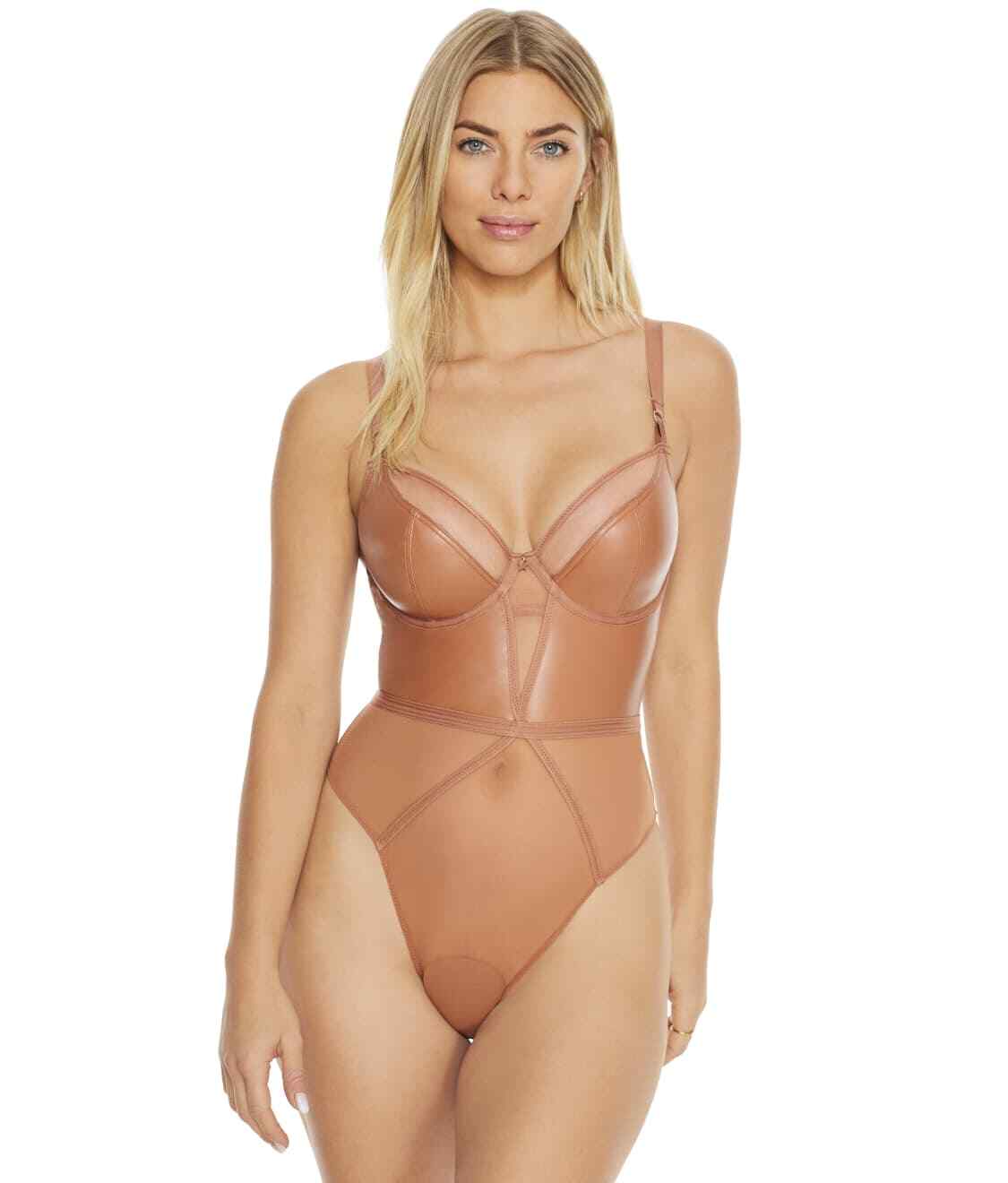 Curvy Kate BODY TAN Lucky Star Plunge Underwire Bodysuit, US 32H, UK 32FF  5052574222789 | eBay