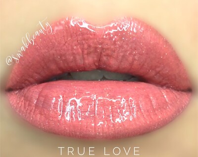 Lipsense True Love NEW Peach Pink Gold Glitter Long Lasting Liquid Lipstick