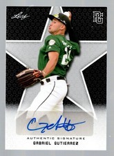 2020 Leaf Perfect Game National Showcase Auto Black #BAGG Gabriel Gutierrez 5/50
