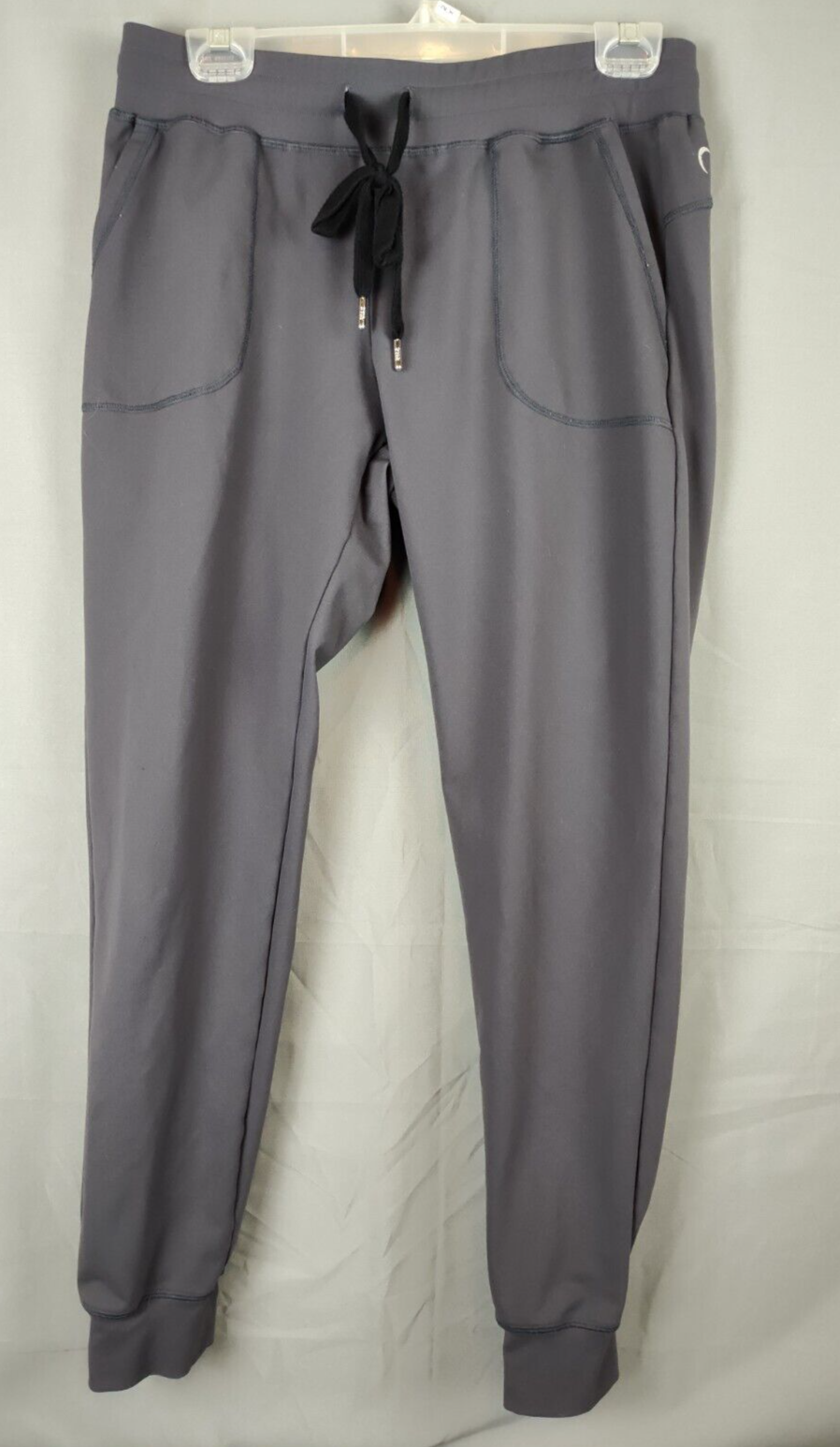 Zyia Active Pants Womens Gray Peak Joggers Stretch Lounge Medium GUC eBay