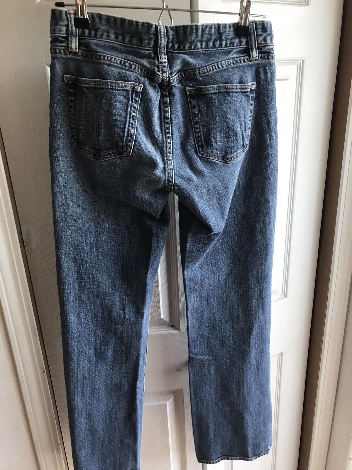 J Crew Blue Denim regular fit stretch Jeans Medium Wash RARE Size 28 image 3