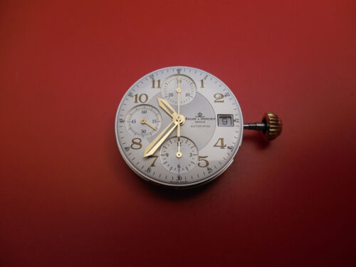 BAUME MERCIER BM-13750 25 JEWEL AUTOMATIC CHRONOGRAPH MOVEMENT DIAL HAND - Picture 4 of 4