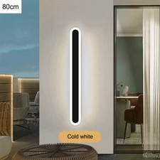 Waterproof LED Wall Light Sconce Outdoor Modern Lamp Exterior Lights Long Strip