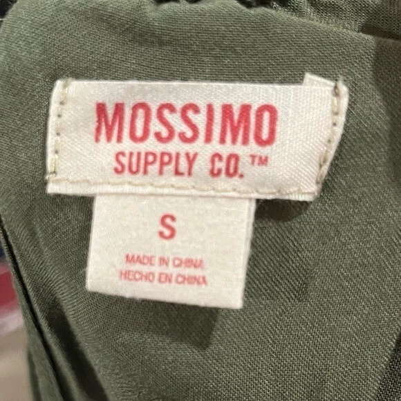 Mini mameluco verde Mossimo cuello alto ojales dobladillo de encaje S Foto 4 de 4