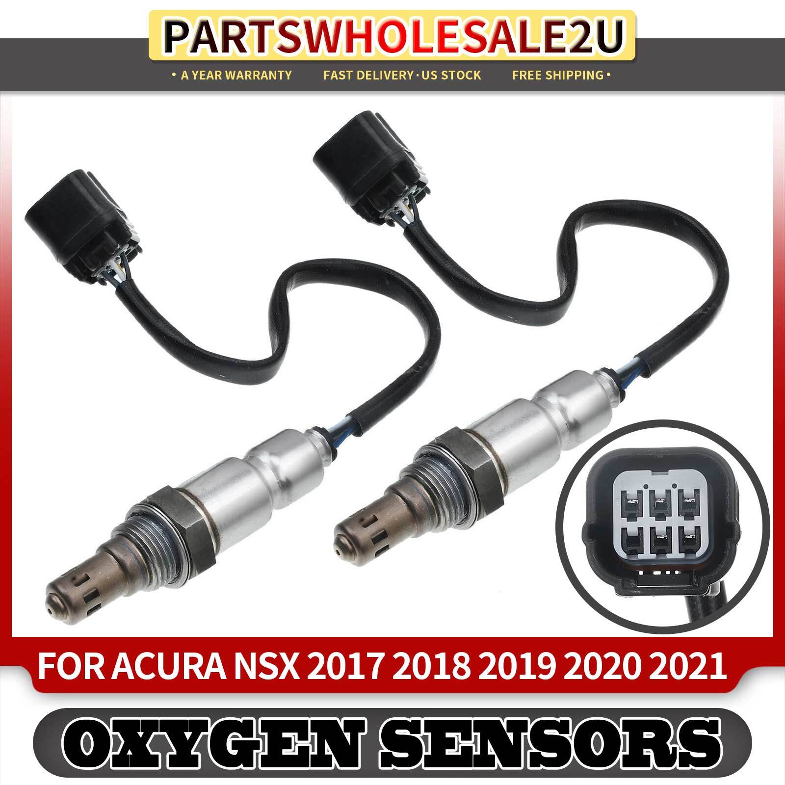 2x Upstream O2 Oxygen Sensor for Acura NSX 2017-2021 3.5L Electric/Petrol Turbo