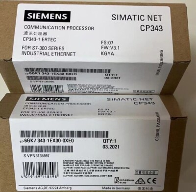 New Sealed SIEMENS 6GK7 343-1EX30-0XE0 6GK7343-1EX30-0XE0 /1 YEAR WARRANTY