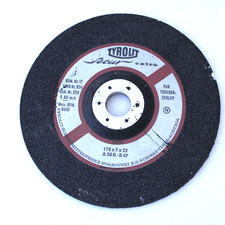 Tyrolit Schleifscheibe 178x7x22 A30R-B47 80m/s MAX. RPM 8600 für Trockenschliff