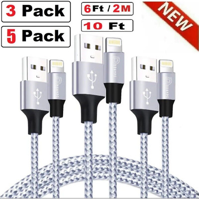 Fast Charger USB Cable Braided Cord For IPhone 6 7 8 11 12 13 14 Pro Max - Foto 6