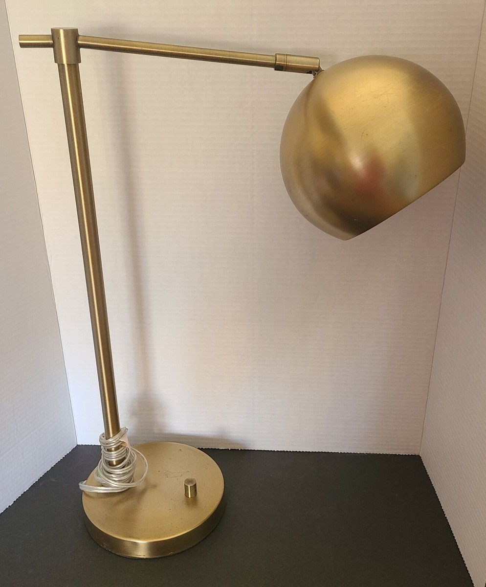 Hextra- Intertek Desk Lamp- Gold Finish- Model HX-T1015 | eBay