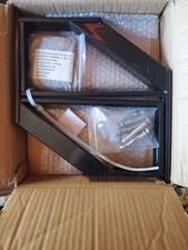 Riser 1 Step Steel Stair Stringer, Black (two units)
