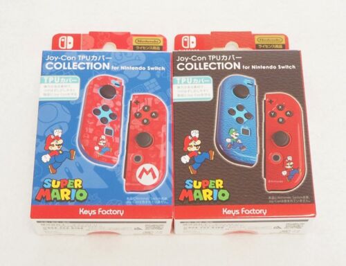 Collection de couvertures en TPU Super Mario pour Nintendo Switch Joy-Con... - Photo 1/7