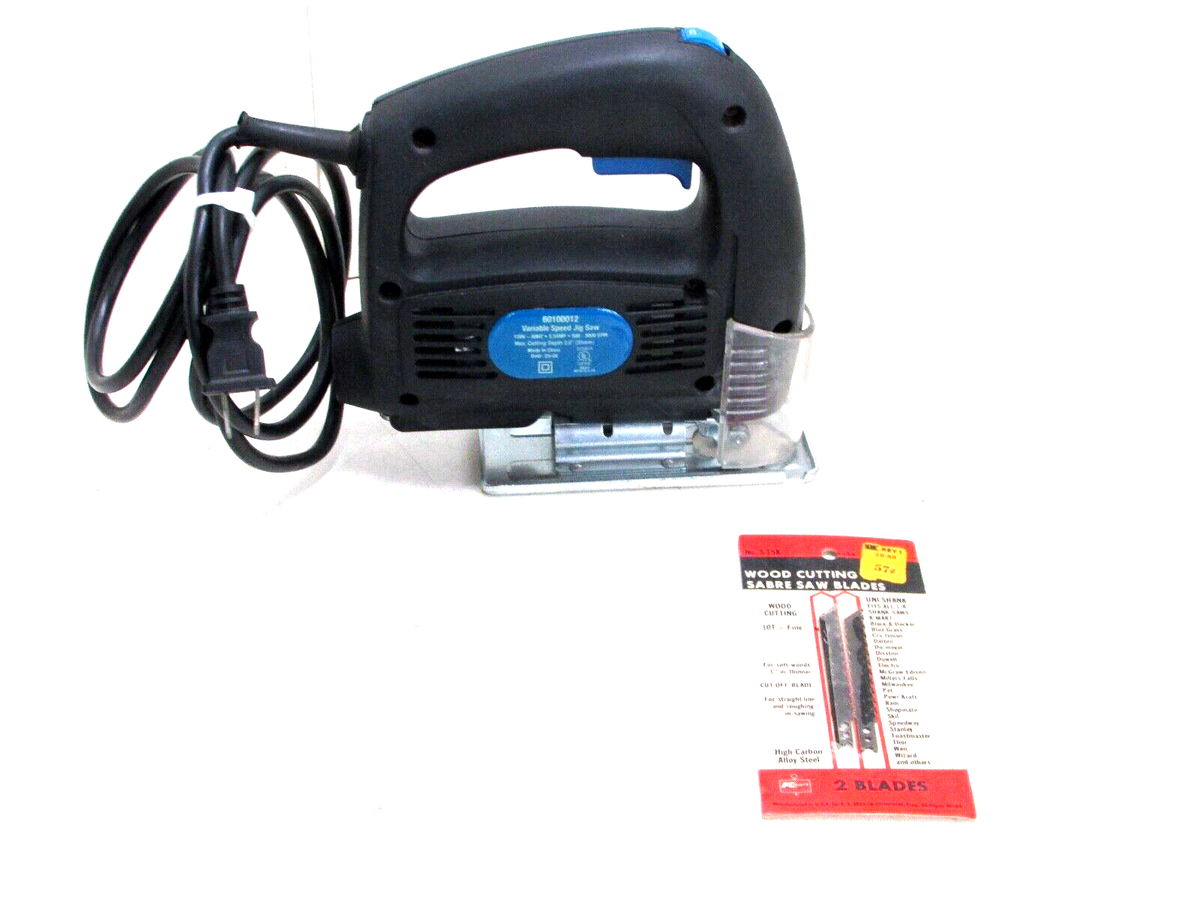 POWER GLIDE ELECTRIC VARIABLE SPEED JIG SAW 60100012, 120V, 3.5A