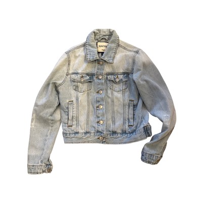 Reserve Fairfax Denim Jacket Womens Small Lightwash Denim