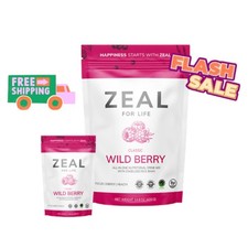 Zeal for Life Wild Berry Classic Energy Health Drink - 2 Pack - Free Shipping