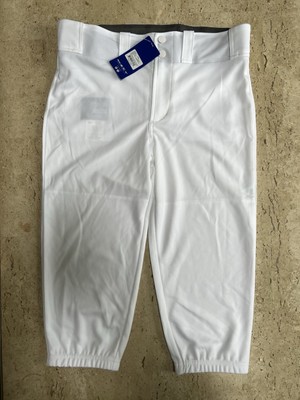 Mizuno Girls' Youth White Prospect Softball Pants Size YXL