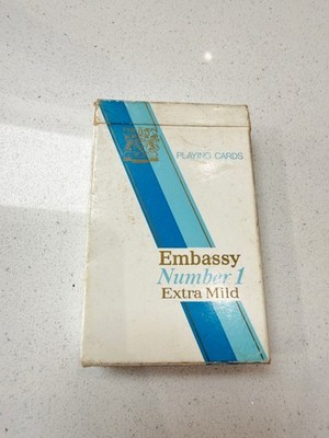 VINTAGE BOTSCHAFT NUMMER 1 EXTRA MILDE SPIELKARTEN DECK BELGIEN
