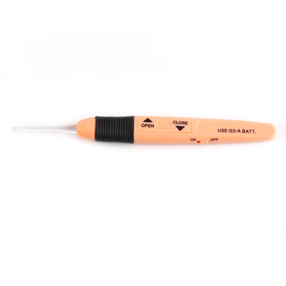 (3.0mm)1 Pcs Led Light Up Crochet Hook Knitting Needles Weave Sewing Tool Ac BL