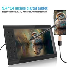Graphics Drawing Tablet, 10x6 Inch Ultra Thin Large Graphics Drawing Tablets Art