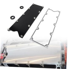LS Gen 3 Valley Pan Plate Billet and Seals Low Profile Compatible with black
