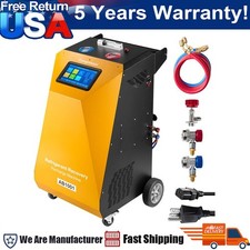 Refrigerant Recovery Machine Fully Automatic A/C HVAC Recycle R134A/R1234YF NEW
